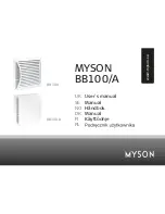 Preview for 1 page of Myson BB 100 User Manual