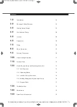 Предварительный просмотр 2 страницы Myson iV080 Installation, Operating, Maintenance And After Sales Manual