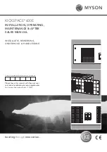 Preview for 1 page of Myson Kickspace 600E Installation, Operating, Maintenance & After Sales Manual