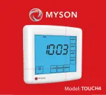 Предварительный просмотр 1 страницы Myson TOUCH4 Manual