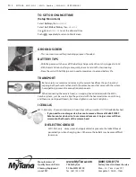 Preview for 4 page of MyTana MSA User Manual