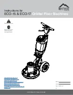 Preview for 1 page of Mytee eco-15 Instructions Manual