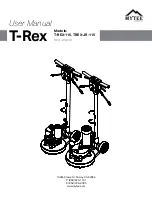 Mytee T-REX Series User Manual предпросмотр