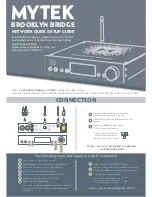 MyTek Brooklyn Bridge Quick Setup Manual preview