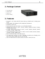 Preview for 5 page of MyTek Liberty DAC Owner'S Manual