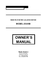 MyTek SS-900 Owner'S Manual preview