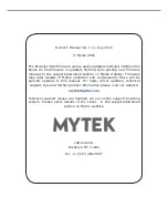 Preview for 2 page of MyTek The Brooklyn Owner'S Manual