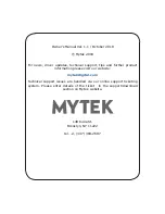 Preview for 2 page of MyTek USB2 CLASS2 Owner'S Manual