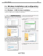 Preview for 9 page of MyTek USB2 CLASS2 Owner'S Manual