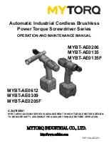 MYTORQ MYBT-AE0135 Manual preview