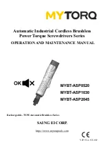 MYTORQ MYBT-ASP0520 Operation And Maintenance Manual preview