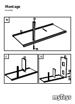 Предварительный просмотр 3 страницы myToys Dollhouse Assembly Instructions Manual