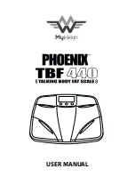 MyWeigh PHOENIX TBF 440 User Manual preview