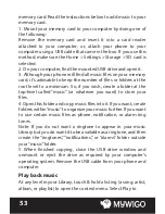 Preview for 53 page of mywigo MWG359 Mini User Manual