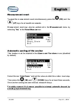 Предварительный просмотр 47 страницы MZ electronic EV-030 Instructions For Use Manual