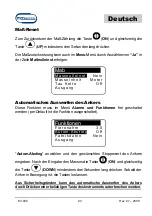 Предварительный просмотр 93 страницы MZ electronic EV-030 Instructions For Use Manual