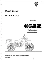 Preview for 1 page of MZ 125 SM Repair Manual