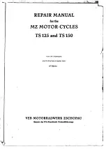 MZ TS 125 Repair Manual preview