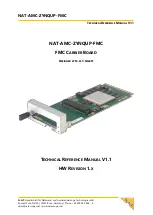 N.A.T. NAT-AMC-ZYNQUP-FMC Technical Reference Manual preview