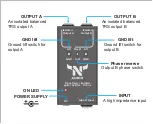 Preview for 2 page of N-audio Isolated Guitar Splitter / DI Box Manual