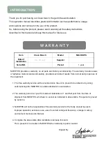 Preview for 2 page of N-BIOTEK NB-603WS Operating Manual