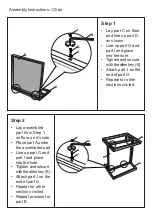 Preview for 8 page of N Brown Group Linnea WT369 Assembly Instructions Manual