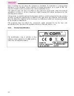 Preview for 22 page of N-Com B4 User Instructions