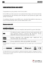 Preview for 1 page of N-Com B901-R User Instructions And Safety