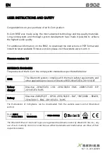 Preview for 1 page of N-Com B902 X Series User Instructions And Safety