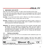 Preview for 5 page of N-Com bluetooth kit multi Instructions For Use Manual