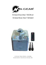 Предварительный просмотр 1 страницы N-Gear Disco Star 710 Zilver User Manual