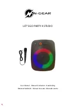 Предварительный просмотр 1 страницы N-Gear LET'S GO PARTY 4 STUDIO User Manual