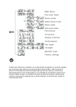 Preview for 41 page of N-Gear MOVE WASH LIGHT 7 User Manual