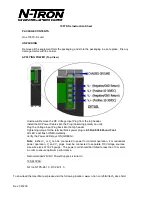 Предварительный просмотр 1 страницы N-Tron 105TX-SL Instruction Sheet