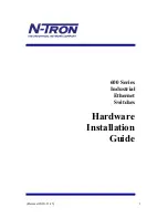 Предварительный просмотр 1 страницы N-Tron 604MFX-ST Hardware Installation Manual