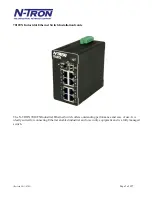 Preview for 5 page of N-Tron 7010TX Series User Manual & Installation Manual