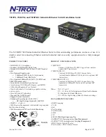 Предварительный просмотр 4 страницы N-Tron 7018TX User Manual & Installation Manual