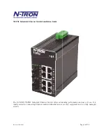 Preview for 5 page of N-Tron 710FX2 Series User Manual & Installation Manual