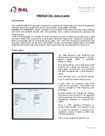 Preview for 1 page of N4L PSM1700 Manual