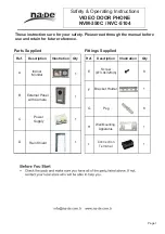 Предварительный просмотр 15 страницы NA-DE NVC-5104 Safety & Operating Instructions Manual