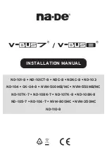 Preview for 67 page of NA-DE V-BUS7 Installation Manual