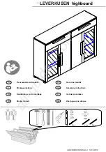 Preview for 1 page of NABBI LEVERKUSEN highboard Assembly Instructions Manual