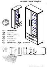 Preview for 1 page of NABBI LEVERKUSEN Witryna Assembly Instructions Manual