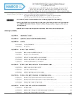 Preview for 1 page of Nabco GT-710 Installation Manual