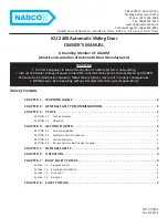 Preview for 1 page of Nabco ICU 2400 Owner'S Manual