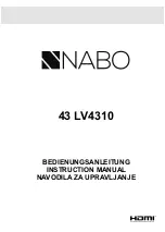NABO 43 LV4310 Instruction Manual preview
