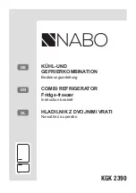 Предварительный просмотр 1 страницы NABO KGK 2390 Instruction Booklet