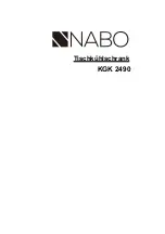 NABO KGK 2490 Manual preview