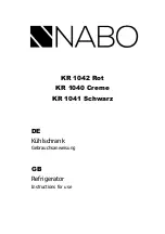 NABO KR 1040 Creme Instructions For Use Manual preview