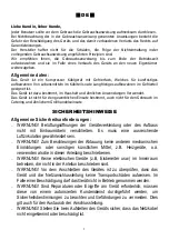 Preview for 2 page of NABO KR 1042 Rot Instructions For Use Manual